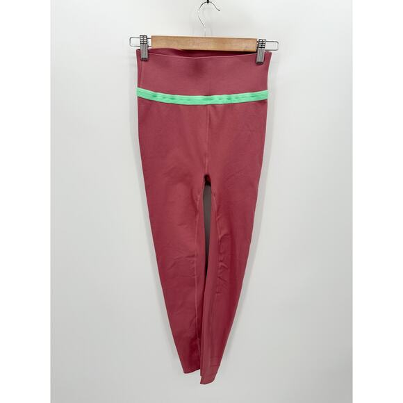 Fabletics Rose Clay Pink SculptKnit High-Waisted Cut-out Legging Women Large - Picture 1 of 9